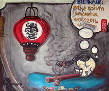 "THE OPIUM SMOKER" (2011) – Originalt maleri – 60x50 cm