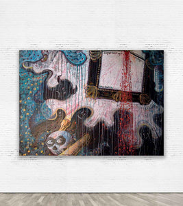 "GRAND THEFT ART" (2010) – Originalt maleri – 160x120 cm