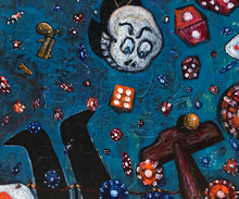 "THE CROUPIER" (2013-2014) – Originalt maleri – 120x160 cm