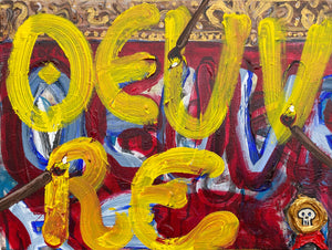 "OEUVRE" (2013+2020) – Originalt maleri – 30x40 cm